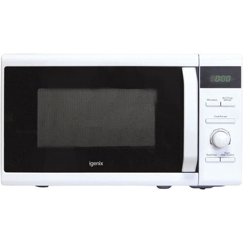 igenix IG2096 Digital Microwave Automatic Defrost Setting White