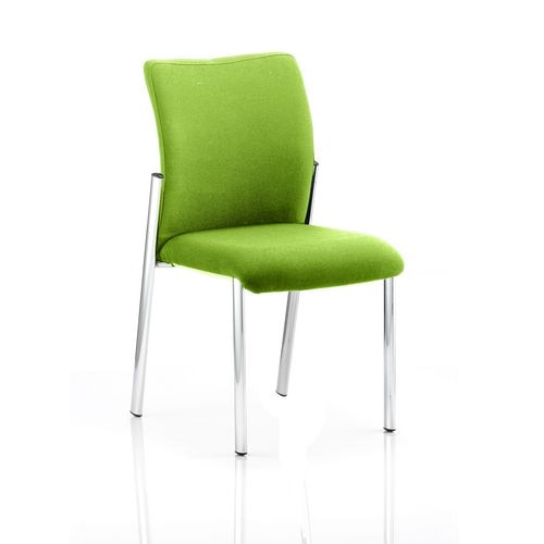 Dynamic Visitor Chair Academy Seat Myrrh Green Without Arms Fabric