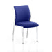 Dynamic Visitor Chair Academy Seat Stevia Blue Without Arms Fabric