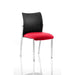 Dynamic Visitor Chair Academy Seat Bergamot Cherry Without Arms