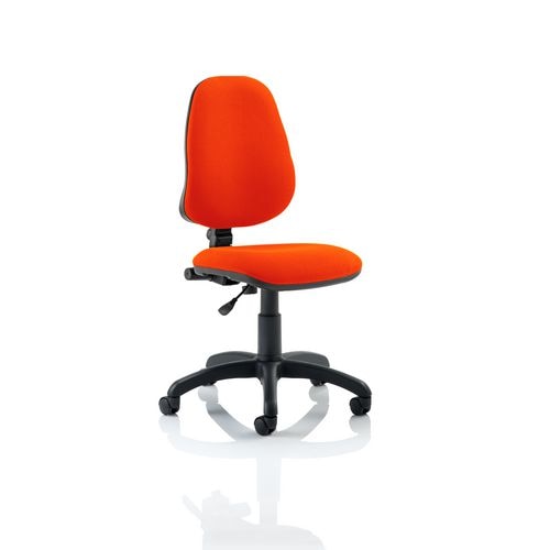 Dynamic Permanent Contact Backrest Task Operator Chair Without Arms Eclipse I Tabasco Red Seat Without Headrest High Back