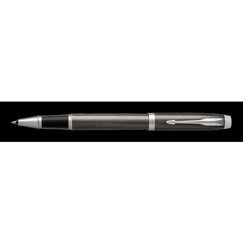 Parker IM Rollerball Pen Dark Espresso Barrel with Chrome Trim Fine Black