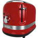 Ariete Moderna AR1491 2 slice toaster 6 Browning settings Metal Red