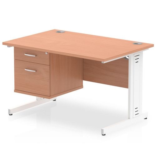 Dynamic Desk Impulse MI001772 Brown 1200 mm (W) x 800 mm (D) x 730 mm (H)