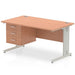 Dynamic Desk Impulse MI001777 Brown 1400 mm (W) x 800 mm (D) x 730 mm (H)