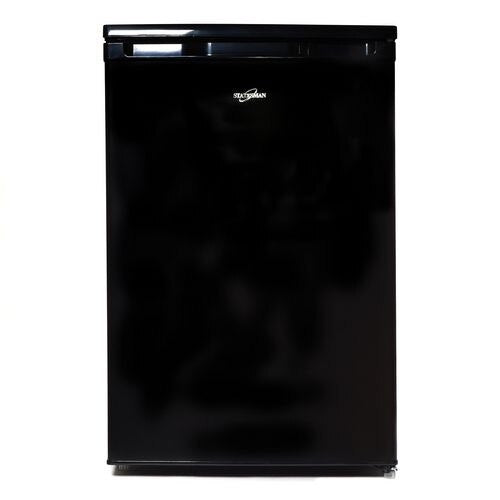 Statesman Under Counter R155B Fridge Glass Black