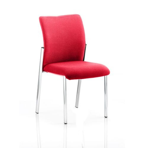 Dynamic Visitor Chair Academy Seat Bergamot Cherry Without Arms Fabric