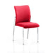 Dynamic Visitor Chair Academy Seat Bergamot Cherry Without Arms Fabric