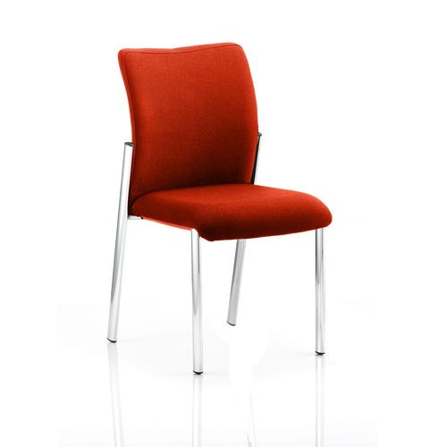 Dynamic Visitor Chair Academy Seat Tobasco Red Without Arms Fabric