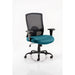 Dynamic Tilt & Lock Heavy Duty Chair Height Adjustable Arms Portland HD Maringa Teal Seat Without Headrest High Back