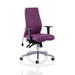 Dynamic Independent Seat & Back Posture Chair Height Adjustable Arms Onyx Tansy Purple Seat Without Headrest High Back