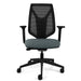 Synchro Tilt Office Chair 2D Armrest Ultra Black Superior Mesh Back, Black Frame, Dark Grey Fabric Seat