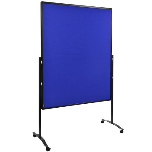 Legamaster Freestanding Notice Board PREMIUM PLUS Foldale Navy Blue 126 x 196 cm