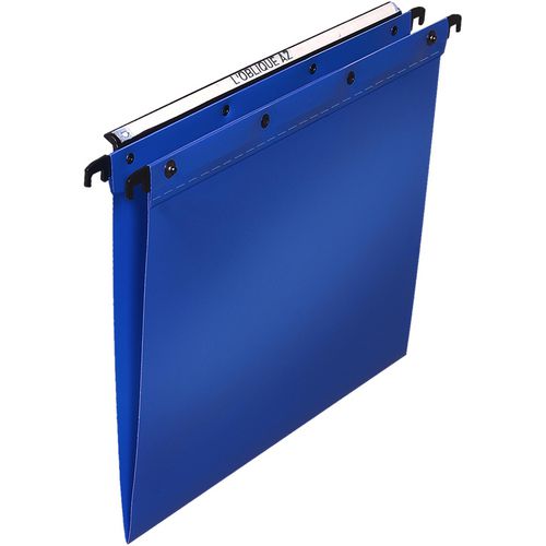 Elba Suspension File Ultimate Foolscap 30 mm PP Blue Pack of 10