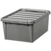 SmartStore Recycled Storage Box 14 L With Lid Grey 30 x 40 x 18 cm