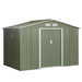 OutSunny Garden Storage Shed 845-031YG Light Green 960 x 2770 x 1910 mm