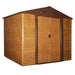 OutSunny Garden Storage Shed 845-179V01 Brown 2150 x 2780 x 1950 mm