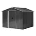 OutSunny Garden Storage Shed 845-429GN Grey 1900 x 2360 x 1740 mm