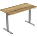 EUROSEATS Desk Grey Oak B000GR120NAT 80 mm x 750-1235 mm x 120 mm Leg Height: 1210 mm