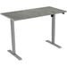 EUROSEATS Desk Grey Oxyd B000GR120OXY 80 mm x 750-1235 mm x 120 mm Leg Height: 1210 mm