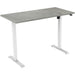 EUROSEATS Desk White Oxyd B000WH120OXY 80 mm x 750-1235 mm x 120 mm Leg Height: 1210 mm