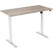 EUROSEATS Desk White Robson B000WH120ROB 80 mm x 750-1235 mm x 120 mm Leg Height: 1210 mm