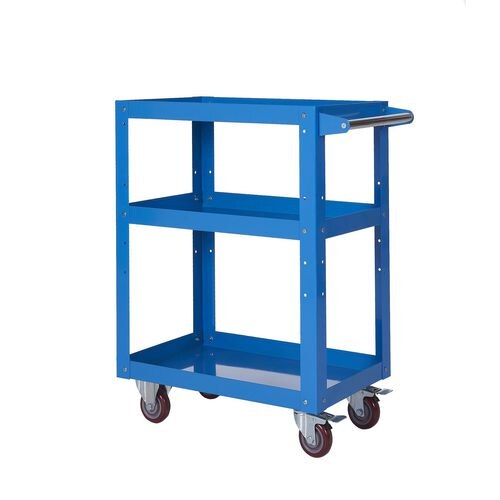 GPC TI346Y Revesible Tray/Shelf Trolley, 3 Tier, 670 x 400 mm