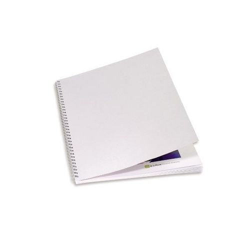 GBC Linen Weave Binding Cover A4 250 gsm White Pack of 100