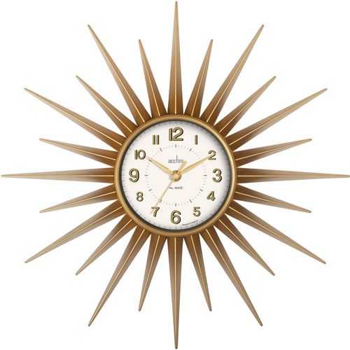 Acctim Clock 21760 44 x 4.2 x 44 cm Gold