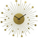 Acctim Wall Clock 29648 50 x 3.5 x 50 cm Brass