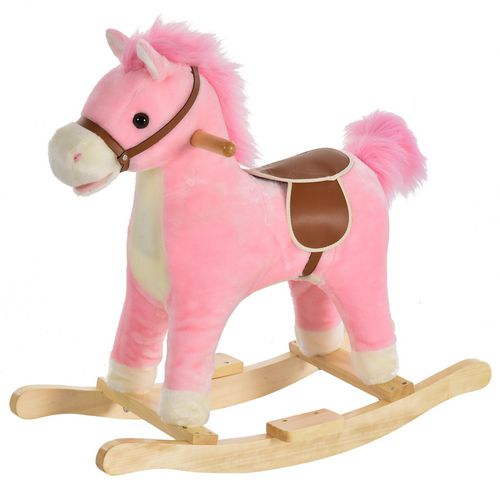 HOMCOM Rocking Horse 330-109PK 610 mm 325 mm 650 mm Pink