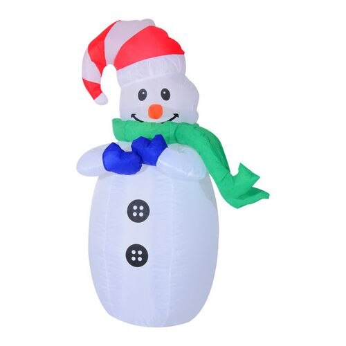 HOMCOM Christmas Inflatable 844-113 1200 mm 450 mm 450 mm Multicolour