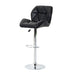 HOMCOM Bar Stool 835-011BK 1110 mm 495 mm Black