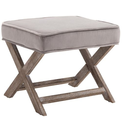 HOMCOM Foot Stool 833-589V01GY 410 mm 450 mm Grey