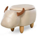 HOMCOM Storage Ottoman 838-004CW 360 mm 350 mm Ivory