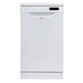 Statesman Slimline FD10PW Dishwasher 6 Wash program Metal White