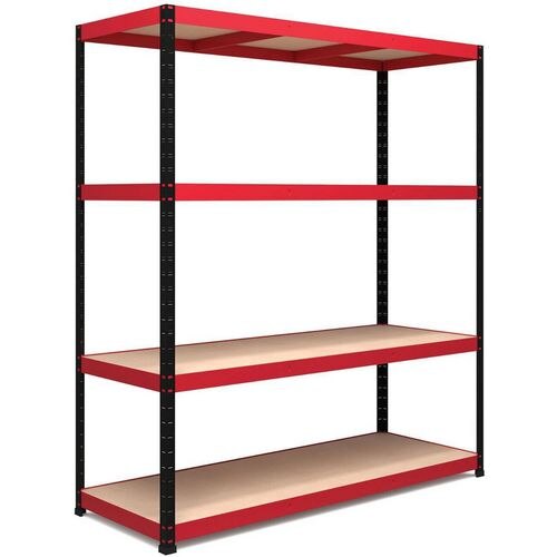 Nautilus Designs Garage Shelving - Boltless Model: 13513 Steel Silver