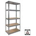 Nautilus Designs Garage Shelving - Boltless Model: 13505 Steel Silver