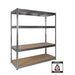 Nautilus Designs Garage Shelving - Boltless Model: 13510 Steel Silver