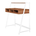 Nautilus Designs Workstations - Home Office Model: Bdw/I203/Wh-Wn Wood