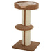 PawHut Cat Tree Light Brown 450 mm x 450 mm x 810 mm