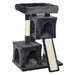 PawHut Cat Tree Dark Grey 390 mm x 590 mm x 830 mm