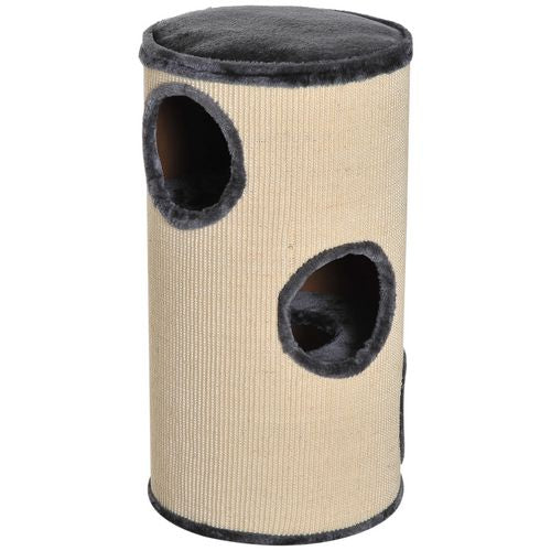 PawHut Cat Condo Beige, Grey 380 mm x 700 mm