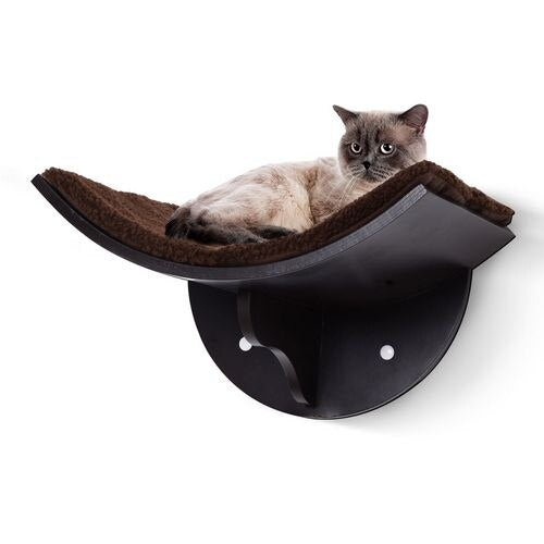 PawHut Cat Shelf Brown 280 mm x 410 mm x 210 mm