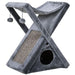 PawHut Cat Tower Grey 320 mm x 545 mm x 650 mm