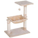 PawHut Cat Tree Beige 360 mm x 500 mm x 700 mm