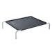 PawHut Pet Bed Black, Silver 580 mm x 890 mm x 200 mm