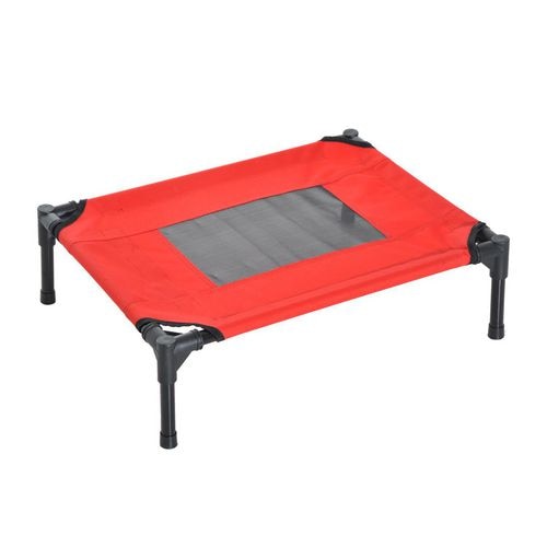 PawHut Pet Bed Red, Black 460 mm x 640 mm x 180 mm