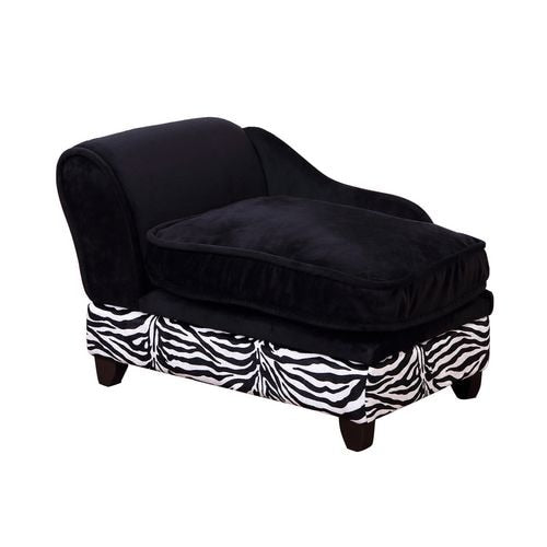 PawHut Pet Sofa Black, White 340 mm x 570 mm x 360 mm