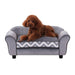 PawHut Pet Sofa Grey 410 mm x 735 mm x 330 mm